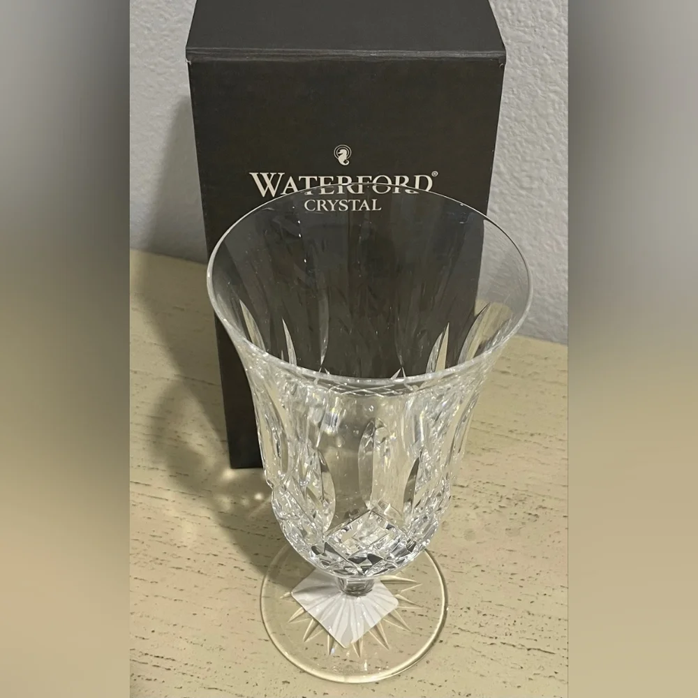Waterford Lismore Footed Iced Tea/Beverage Glass‎ Vintage But NIB